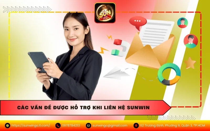Các Vấn Đề Được Hỗ Trợ Khi Liên Hệ Sunwin